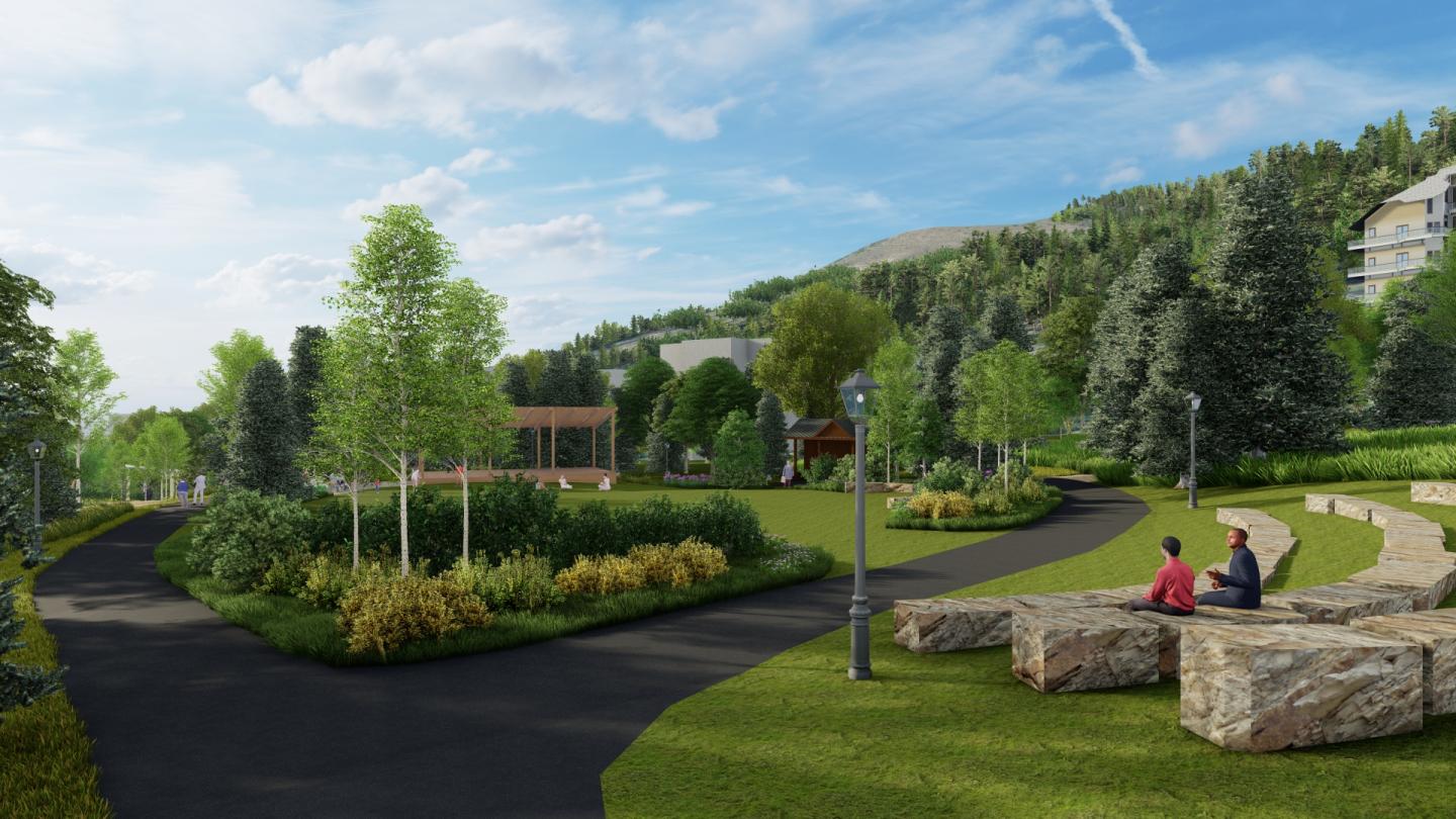 A digital rendering of Beaver Creek amphitheater