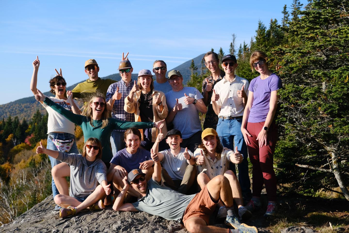 A group photo of the SE Group team in summer