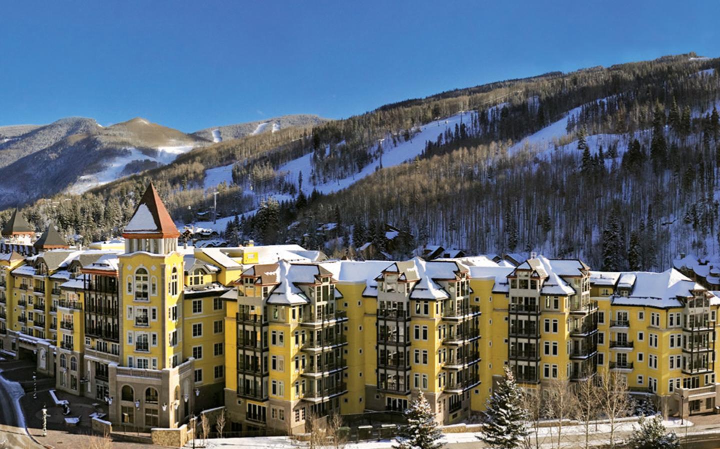 A view of Ritz Carlton Residences at Vail Resort