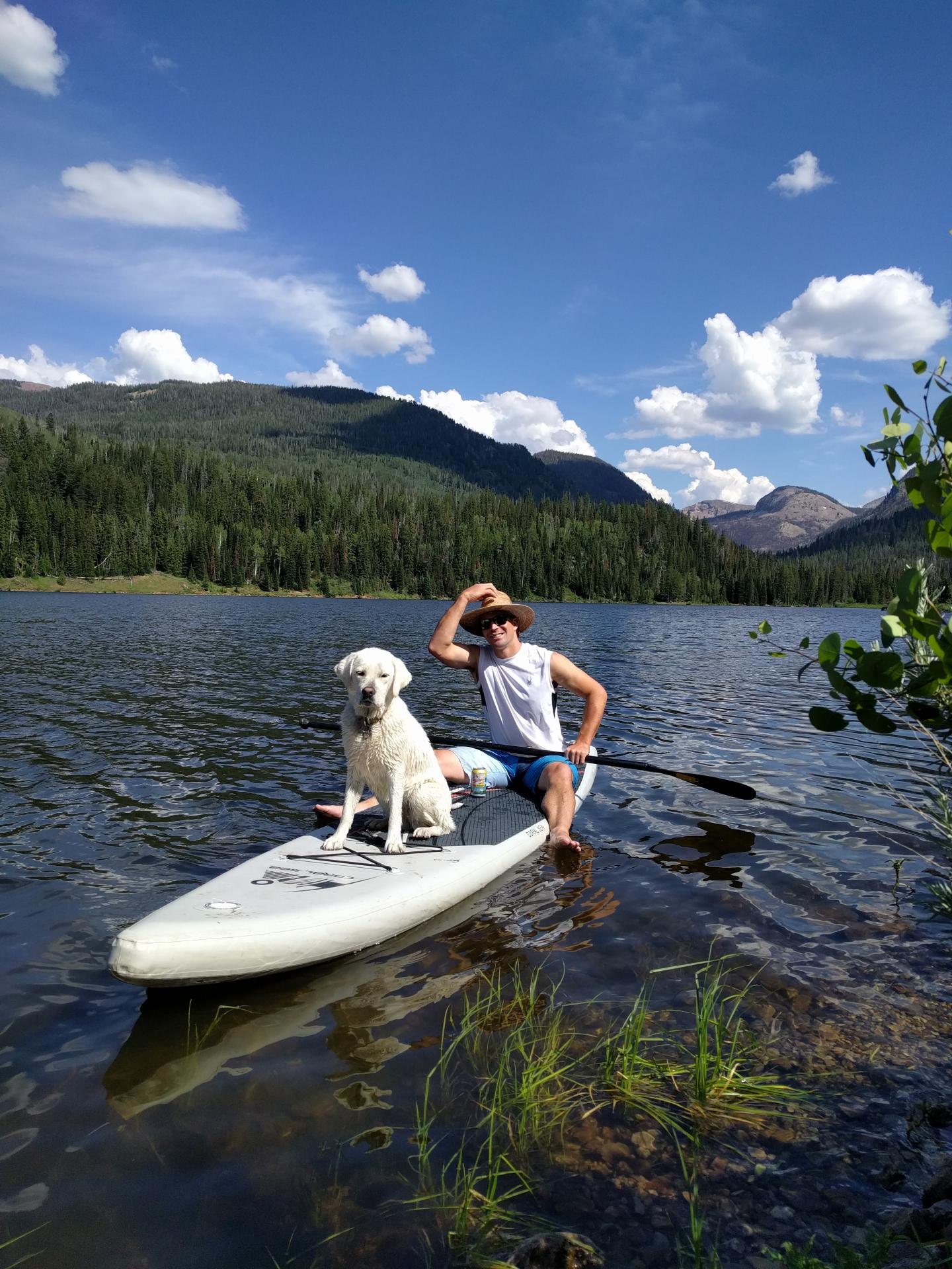 David Chodounsky paddle boarding