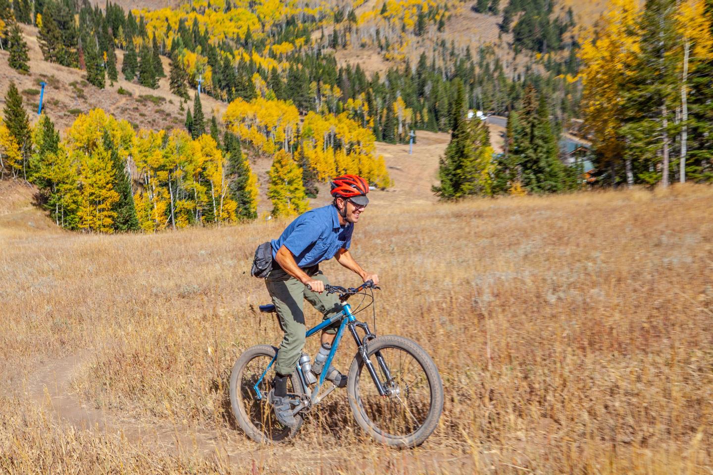 Dayton Crites on his bike
