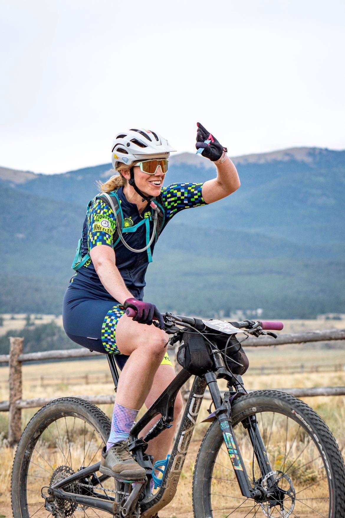 Gabby Voeller biking