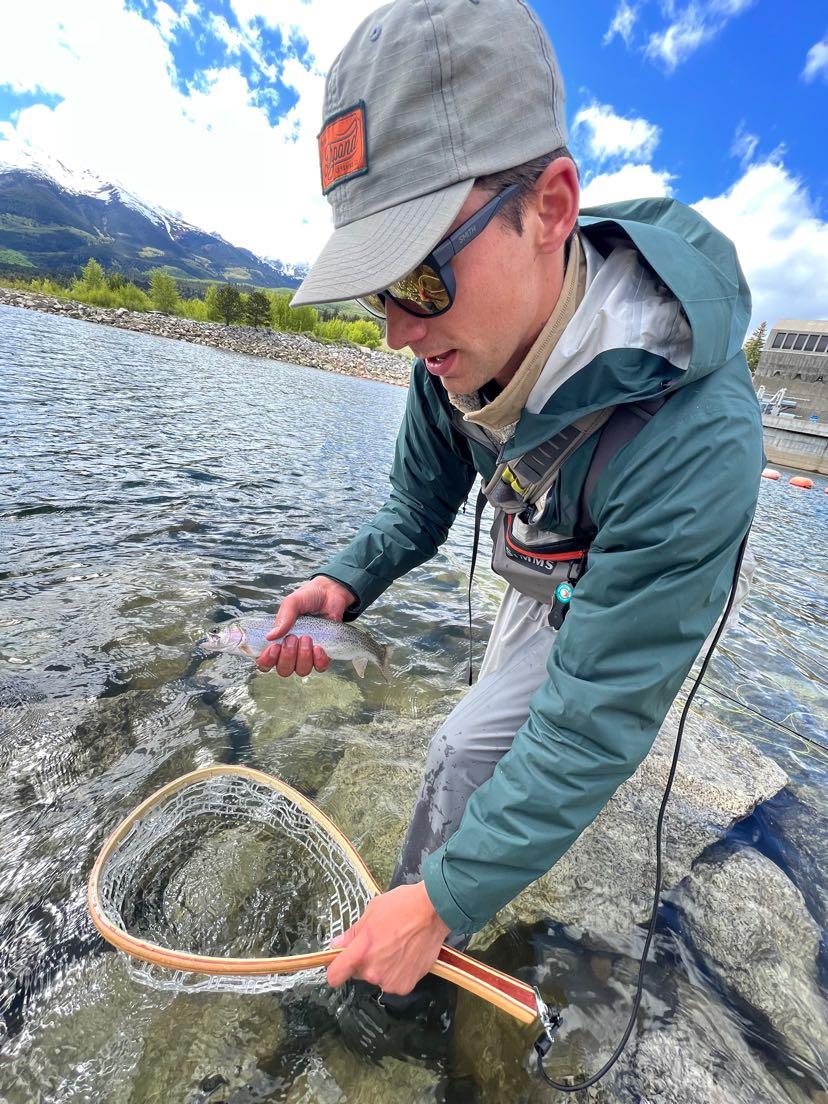 Riley Dockendorff fishing
