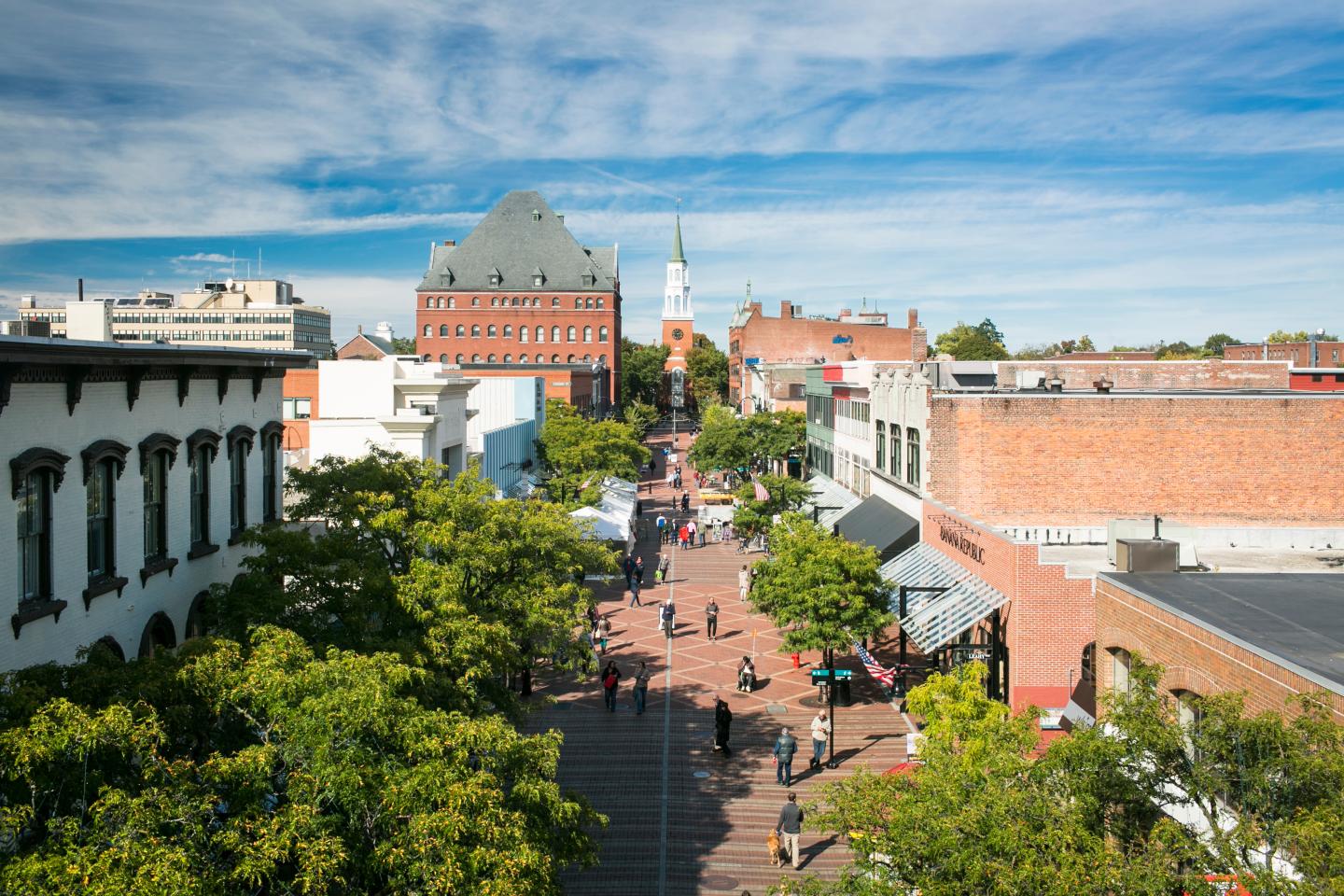 View of Burlington, Vermont